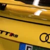 Audi TTRS emblem blanksvart modellbeteckning - Bild 2