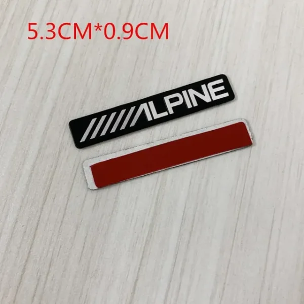 Alpine emblem Högtalaremblem 2st