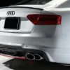 Audi TT Emblem Ringar Böjda Krom & Svart - Bild 4