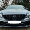 Mercedes-Benz C63 AMG Grill GTR 15-18 Svart / Krom - Bild 2