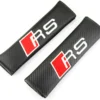 Audi Rs kolfiber bälteskuddar till bilen 2-Pack