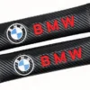 BMW kolfiber bälteskuddar till bilen - Bild 4