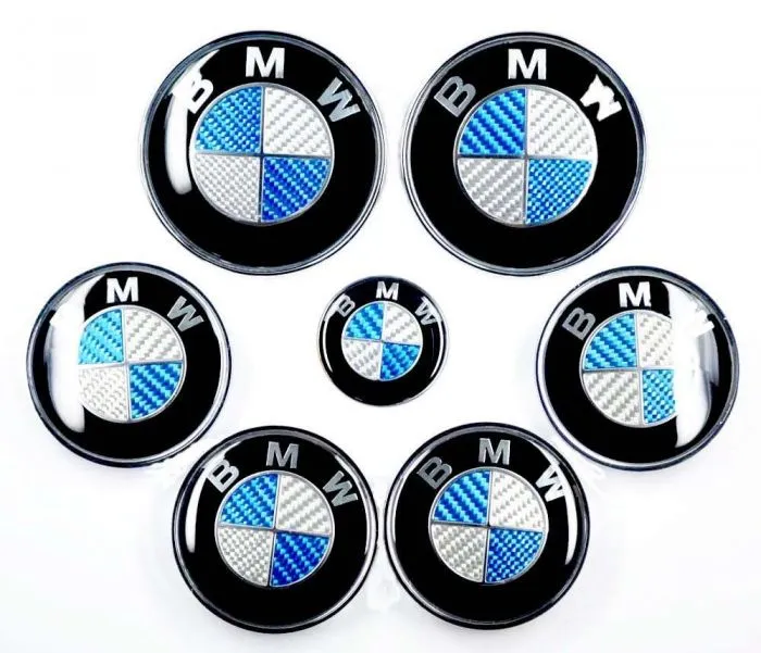 Bmw Emblem Set Blå Vit 7-Pack - Bild 3