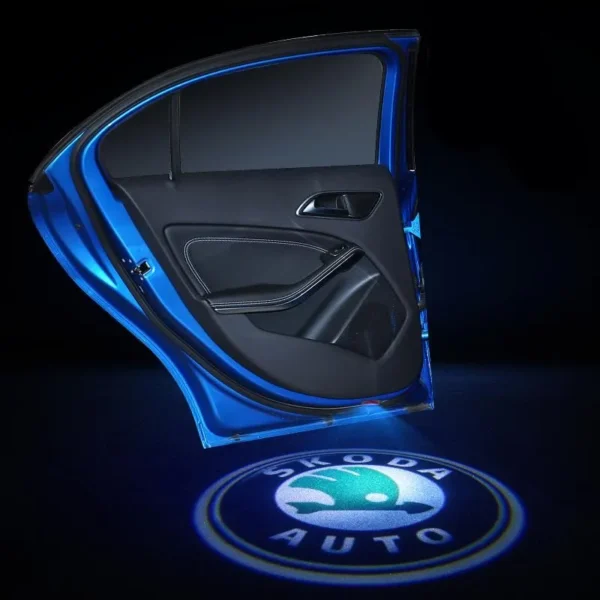 Skoda dörr logga ledlogo