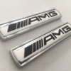 Svart Mercedes AMG emblem exteriör Interiör (2-Pack) - Bild 3