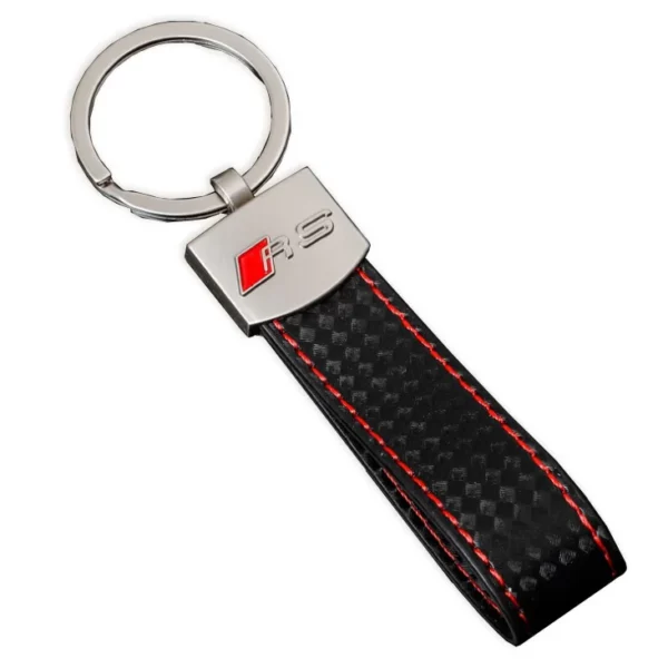 AUDI Nyckelring Rs kolfiber