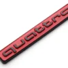 AUDI Quattro Emblem Röd Svart