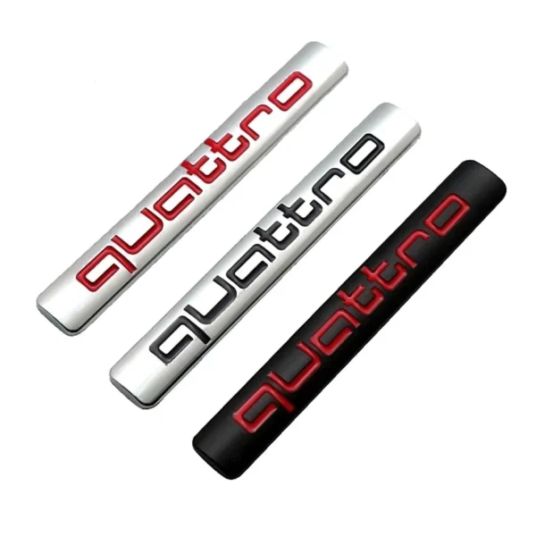 AUDI Quattro Emblem Skärmar / Lucka