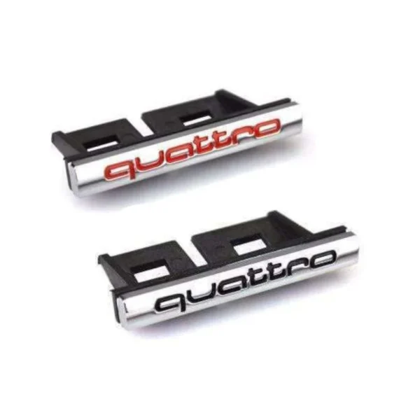 AUDI Quattro Emblem logo grill emblem olika färger