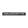 AUDI Quattro Emblem svart/krom