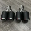 Akrapovic Utblås kolfiber Krom Ändrör 2,5-tum