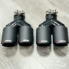 Ändrör Akrapovic Utblås kolfiber Svarta 2,5 Tum