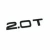 Audi 2.0T motor emblem blanksvart