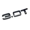Audi 3.0T motor emblem blanksvart