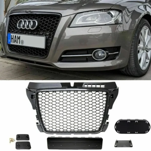 Audi A3 8P Grill Honeycomb 08-12 RS3