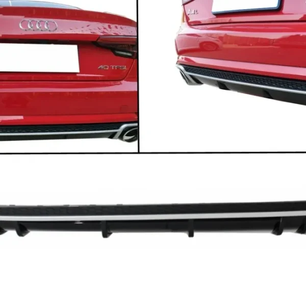 Audi A4 B9 RS4-look diffusor 2016-2019