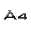 Audi A4 emblem blanksvart