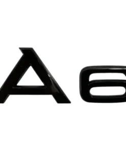 Audi A6 emblem blanksvart