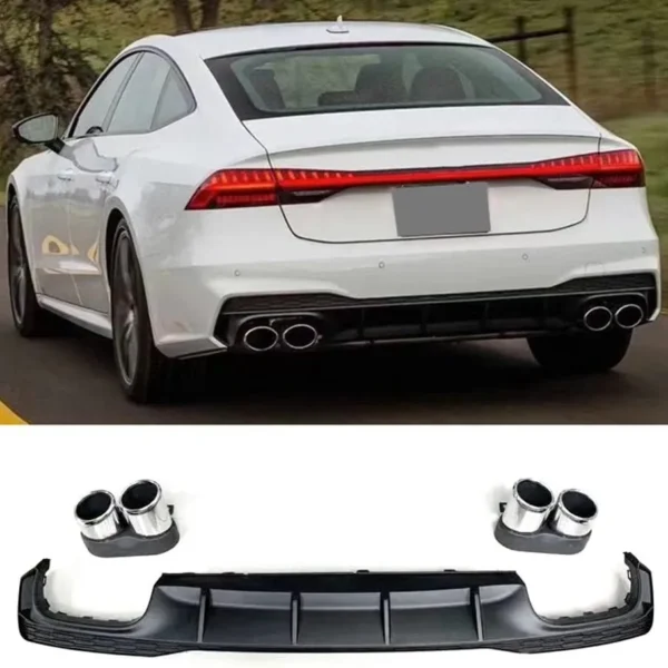Audi A7 diffuser S7 style 4K8  2018-