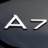 Audi A7 emblem krom - Bild 2