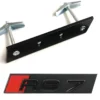 Svart Emblem Audi Rs7 till grill Motorkod - Bild 2