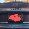 Audi TT Emblem Ringar Böjda Krom & Svart - Bild 8