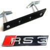 Svart Modellbeteckning Audi RS3 Grill Emblem - Bild 3