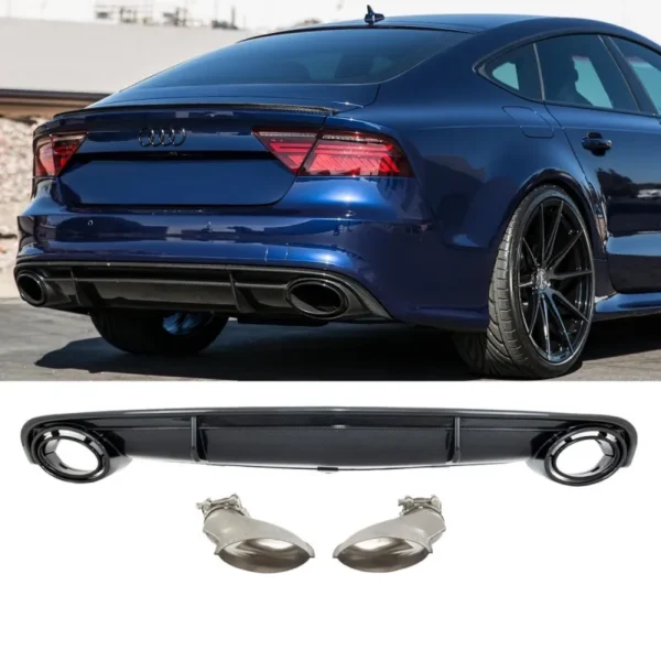 Audi RS7 Diffuser till A7 S-line 14-18