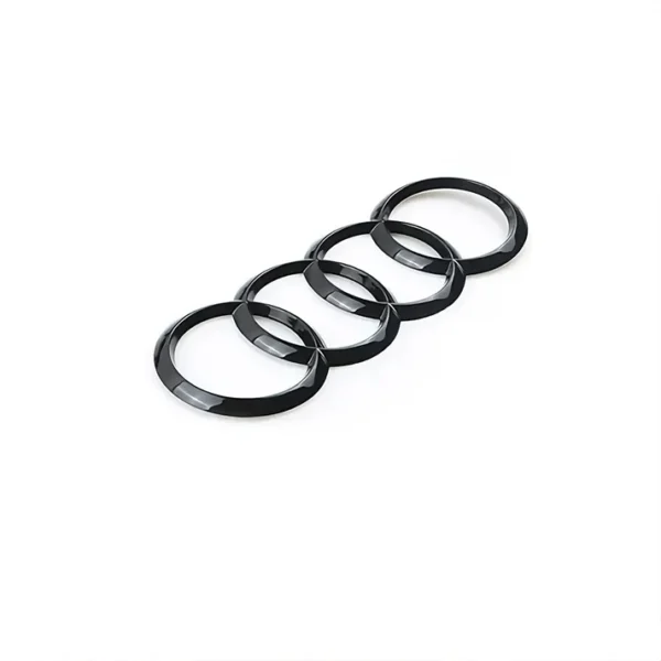 Svarta Audi Ringar 200mm Emblem bak A6 Q2 Q3 Q5 Q8