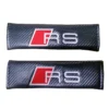 Audi Rs kolfiber bälteskuddar till bilen 2-Pack - Bild 2