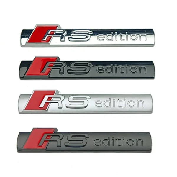 Audi Rs Emblem Lucka Skärmar 2-Pack