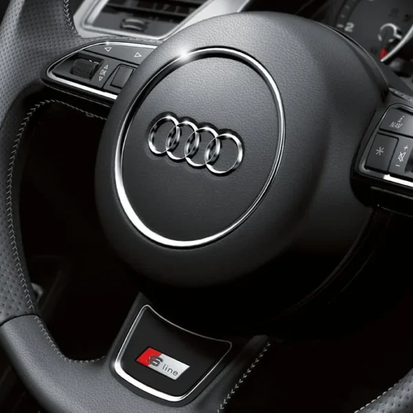 Audi Sline emblem till ratt, fälgar