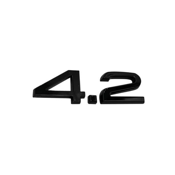 Audi emblem 4.2 Svart