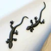 Audi gecko ödla quattro emblem svart