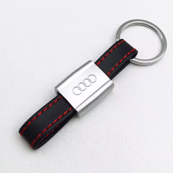 Audi logo nyckelring