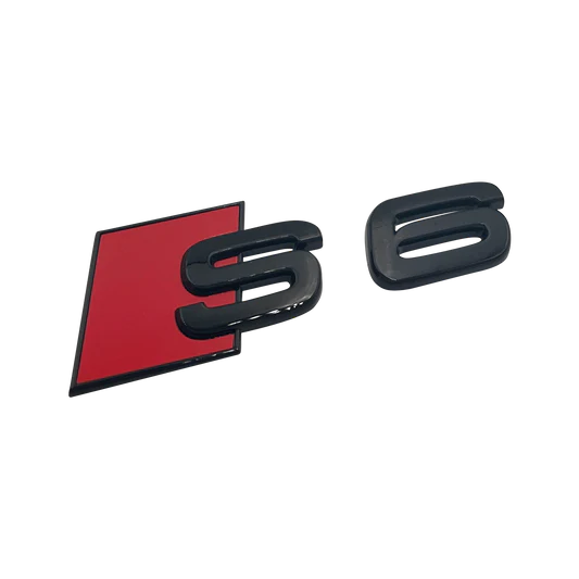Audi modellbeteckning S6 Svart