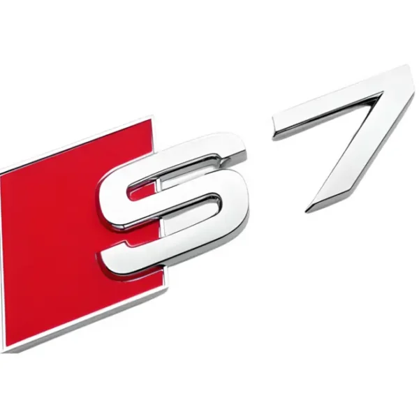 Audi modellbeteckning S7 Krom Emblem