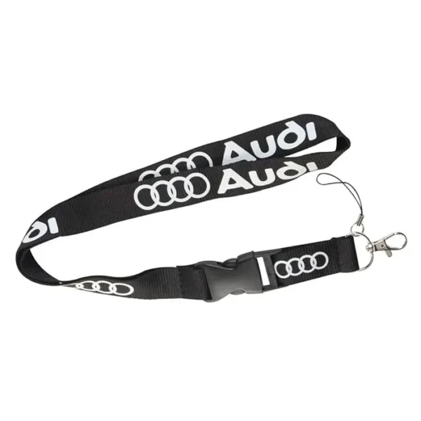 Audi nyckelband Nyckelhänge svart