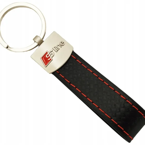 Audi nyckelring Sline kolfiber