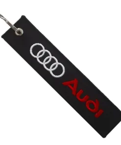 Audi nyckelring i textil