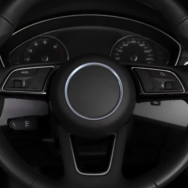 Audi ratt ring Silver