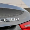 BMW 330i 330d Motorkod Emblem Svart / Krom / Matt - Bild 3