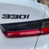 BMW 330i 330d Motorkod Emblem Svart / Krom / Matt - Bild 2