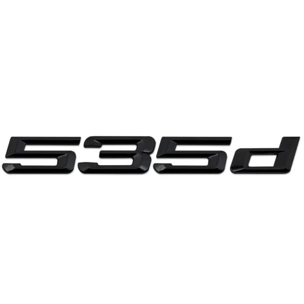 BMW 535D 535I Motorkod Svart / Krom