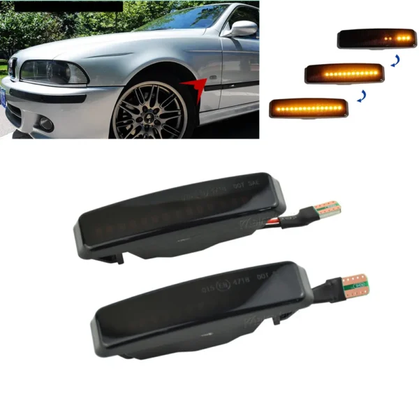 BMW E39 LED dynamiska blinkers