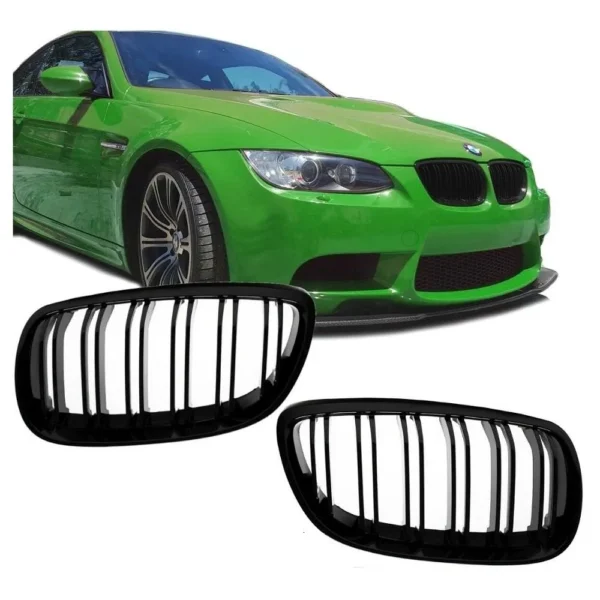 BMW E92 E93 njurar grill Blank Dubbelribb 06-09