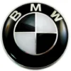 BMW Emblem 82mm Svart Vit (Motorhuv och Lucka)
