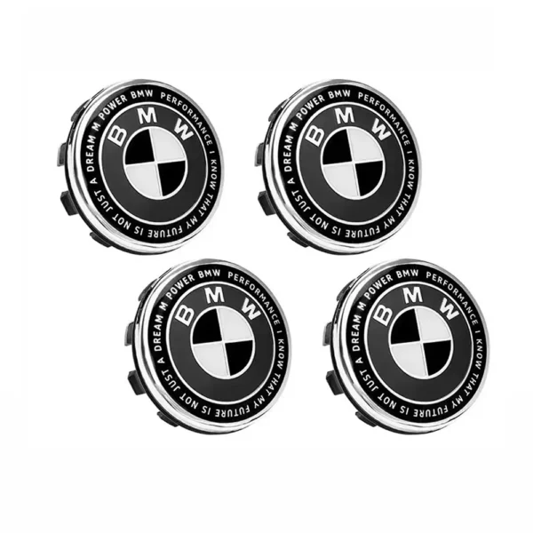 Fälgemblem Bmw 68mm Centrumkåpor 50th annirversary