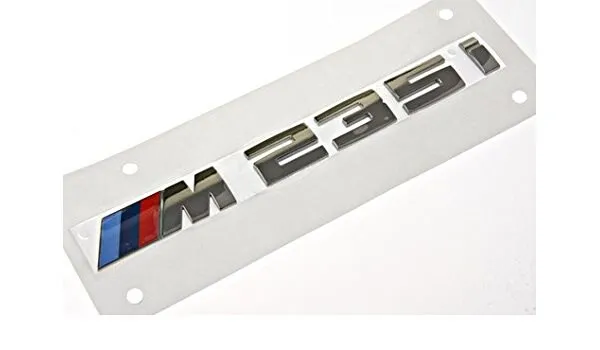 BMW Modellbeteckning M235i Krom Motorkod M235i emblem