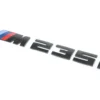 BMW Modellbeteckning M235i Svart Motorkod M235i emblem